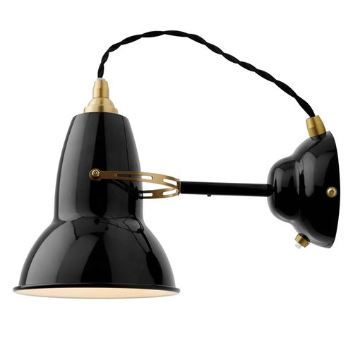 Anglepoise Original 1227 Brass Applique Noire