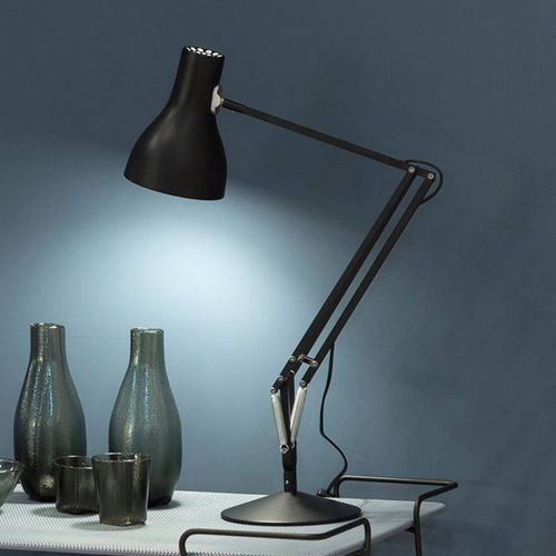 Anglepoise Type 75 Lampe À Poser, Noir Velours