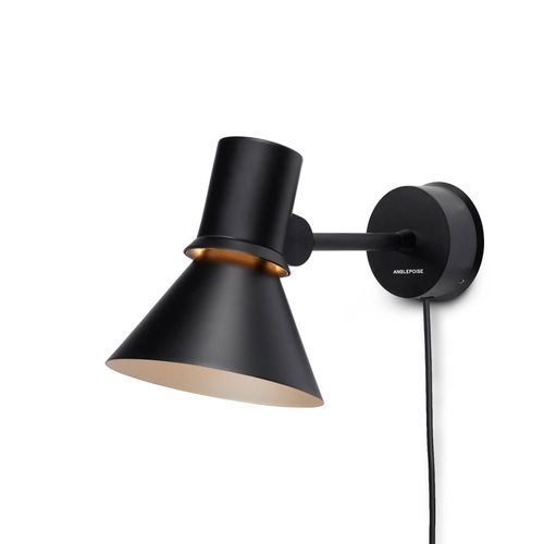 Anglepoise Type 80 W1 Applique Avec Prise, Noire