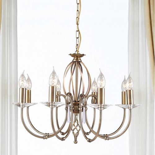 Lustre Aegean À Huit Lampes