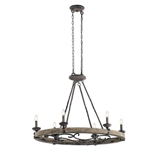 Lustre Taulbee Ovale À 6 Lampes