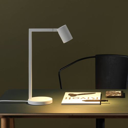 Astro Ascoli Lampe À Poser, Blanche Mate