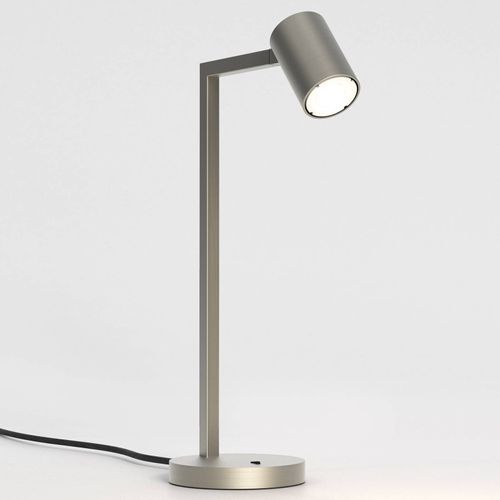 Astro Ascoli Lampe À Poser, Nickel Mat