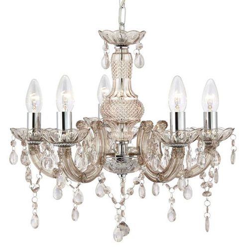 Lustre Marie Therese, Brun, À 5 Lampes