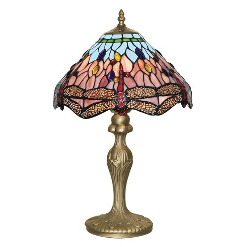 Lampe Poser Classique Dragonfly De Style Tiffany