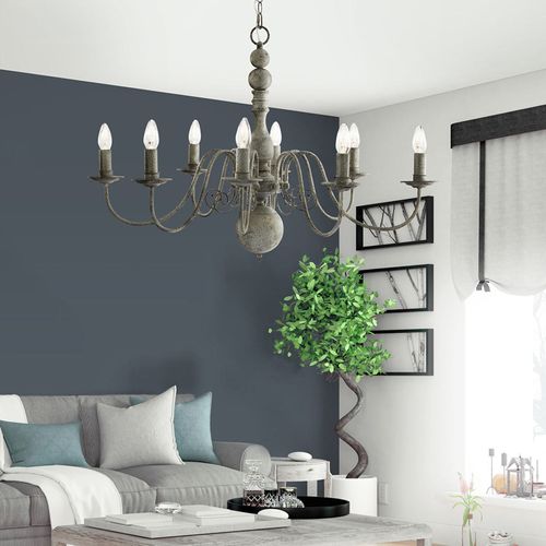 Lustre Greythorne À 8 Lampes