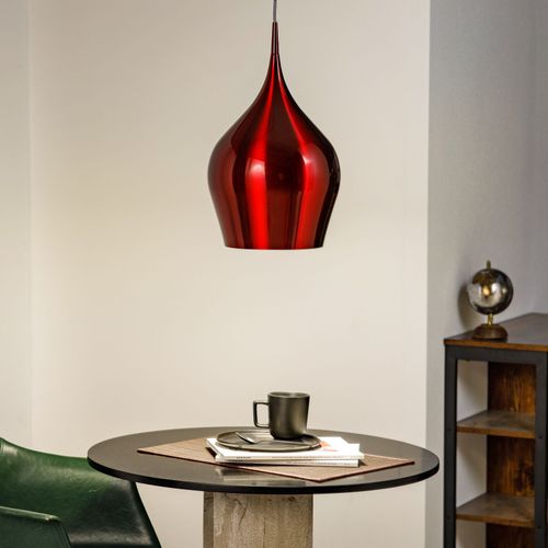 Suspension Vibrant Rouge Bordeaux