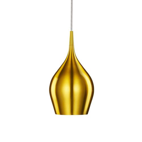 Suspension Vibrant Ø 12 Cm, Dorée