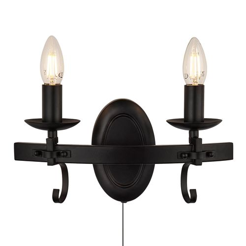 Applique Cartwheel, 2 Lampes Interrupteur Tirette