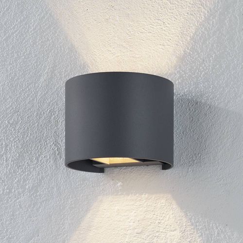 Applique Led Grise Xio, Sortie Lumineuse Réglable