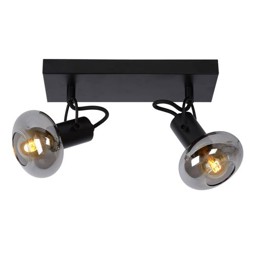 Spot Pour Plafond Madee, Noir/Fumée, À 2 Lampes