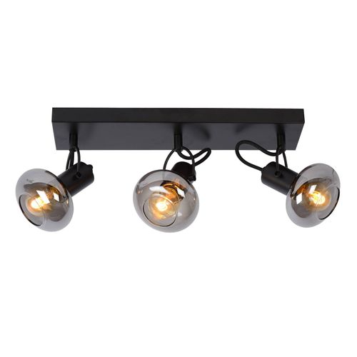 Spot Pour Plafond Madee, Noir/Fumée, À 3 Lampes