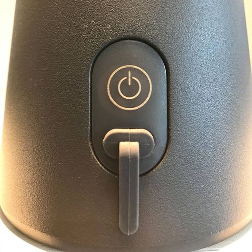 Lampe À Poser La Donna En Alu Batterie, Anthracite