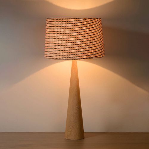 Lampe À Poser Conos À Pied En Bois Clair