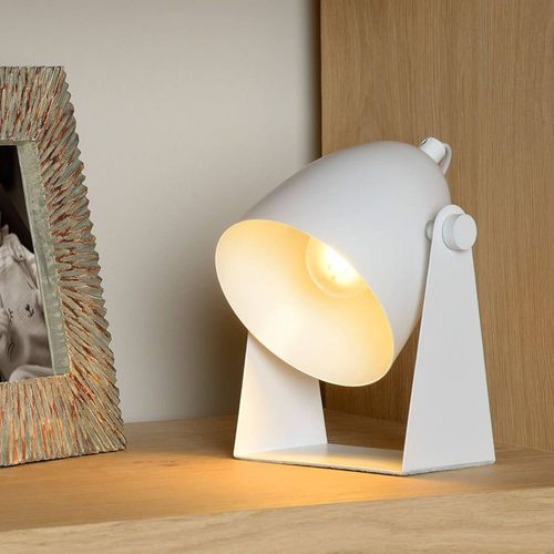 Lampe À Poser Chago En Métal, Blanc