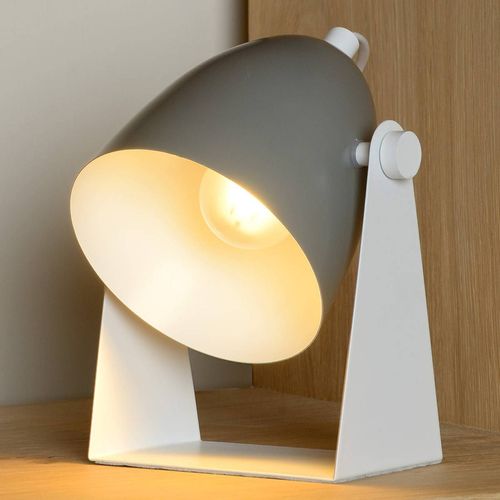 Lampe À Poser Chago En Métal, Gris