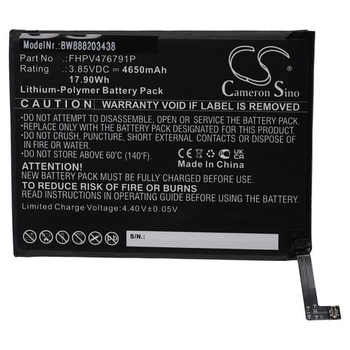 Vhbw Batterie Compatible Avec Wiko View 4 Smartphone (4650mah, 3,85v, Li-Polymère)