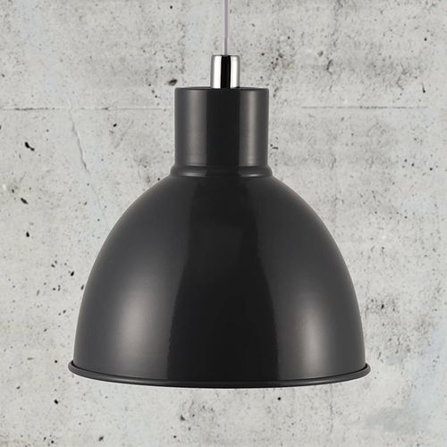Suspension Pop Avec Abat-Jour En Métal, Anthracite