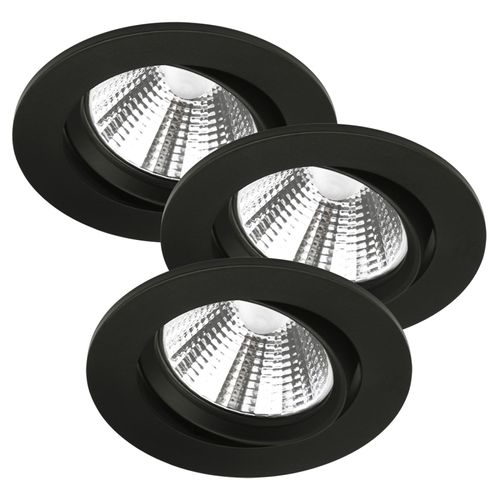 Spot Encastré Led Freemont 2 700 K Par 3, Noir