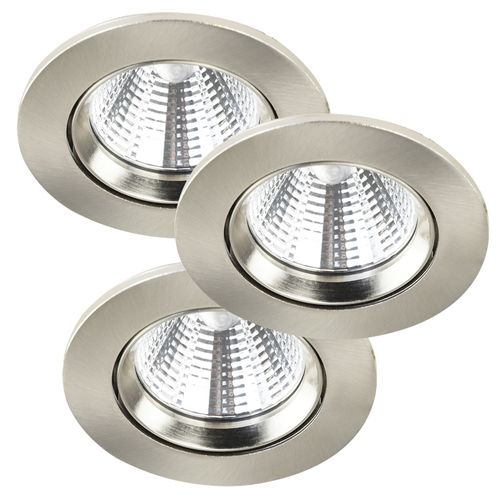 Spot Encastré Led Freemont 2 700 K Par 3, Acier