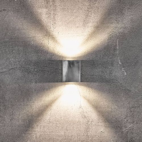 Applique D'ext. Led Canto Kubi 2, 10 Cm, Grise