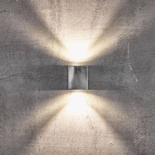 Applique Ext. Led Canto Kubi 2, 10 Cm, Galvanisée