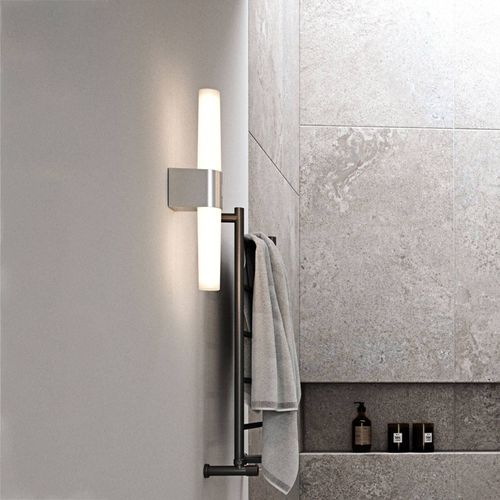 Applique De Salle De Bain Led Helva Double Chromée