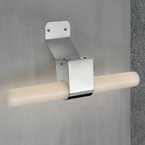 Applique Led Helva Double, Nickel Brossé