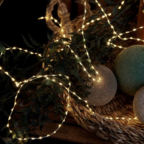 Guirlande Lumineuse Led Kiki, Dorée, 400 Cm