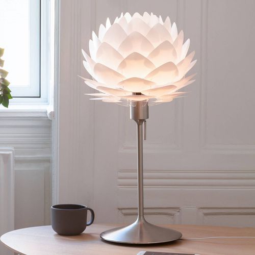Umage Lampe À Poser Silvia Mini Blanche/Acier