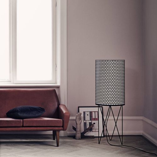 Gubi Pedrera Pd2 Lampadaire Avec Variateur, Noir