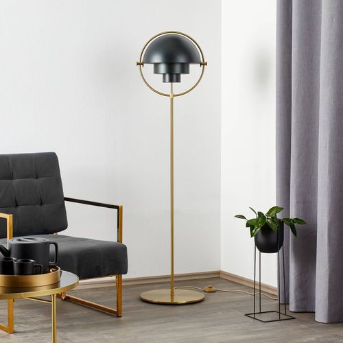 Gubi Multi-Lite Lampadaire Laiton/Noir
