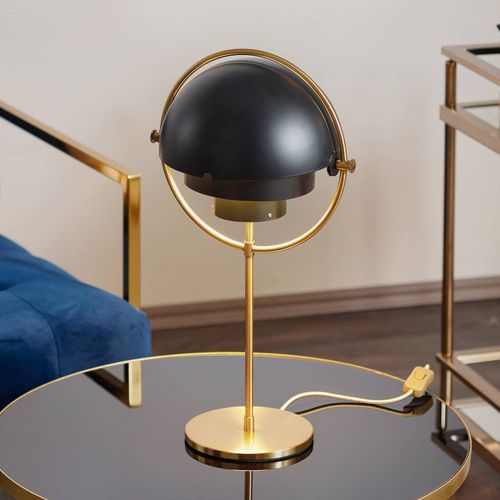 Gubi Multi-Lite Lampe À Poser Laiton/Noire