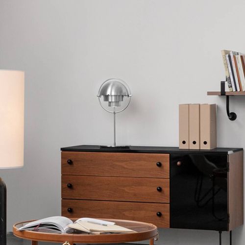 Gubi Multi-Lite Lampe À Poser Chromée/Chromée