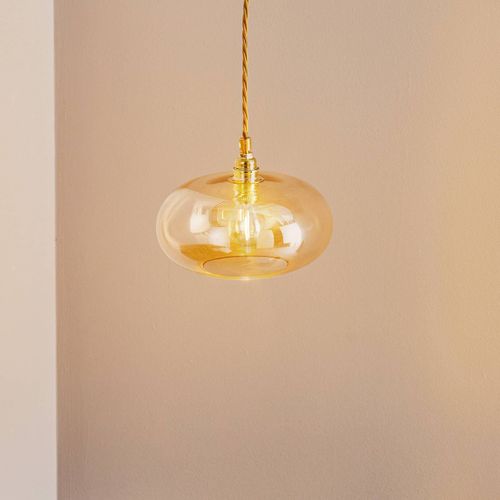 Ebb & Flow Horizon Suspension Fumée Dorée Ø 21 Cm