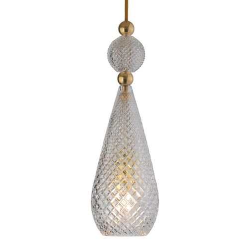 Ebb & Flow Smykke Suspension Doré, Cristal