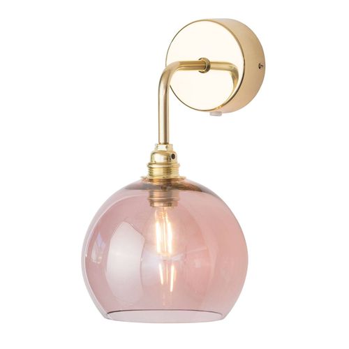 Ebb & Flow Rowan Applique Or Abat-Jour Rosé-Brun