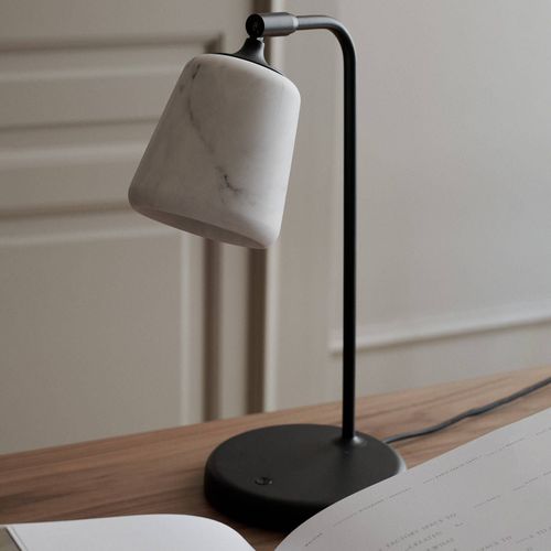 New Works Material New Edition Lampe Poser, Marbre