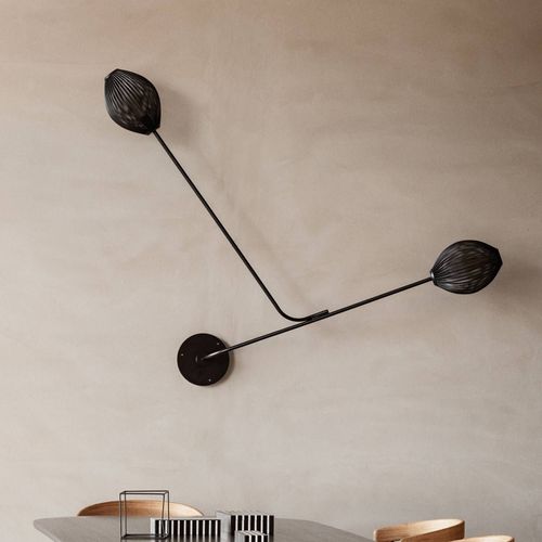 Gubi Satellite Applique À 2 Lampes, Noire