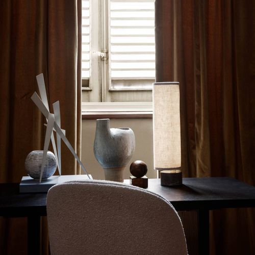 Gubi Unbound Lampe À Poser Led Toile