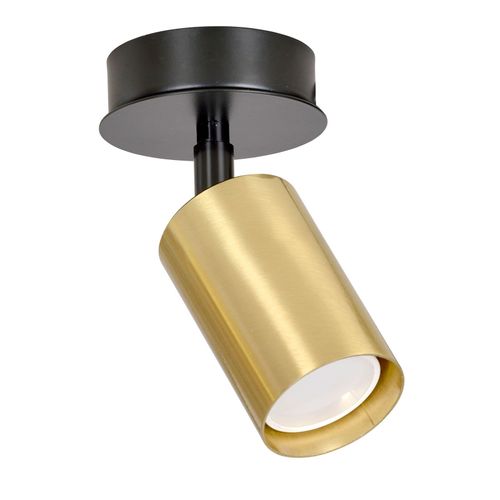 Spot Pour Plafond Zen 1 À 1 Lampe En Noir/Doré