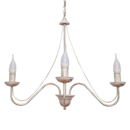 Lustre Malbo À 3 Lampes En Blanc
