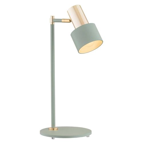 Lampe À Poser Destin Réglable, Verte/Laiton