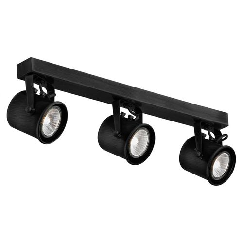 Spot Pour Plafond Canico À 3 Lampes, Noir