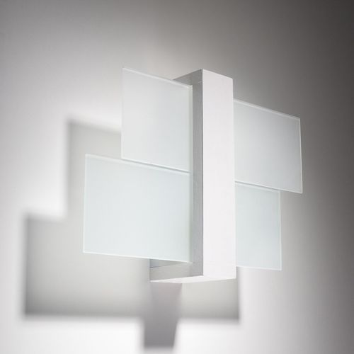 Applique Shifted 1, Verre, Blanche