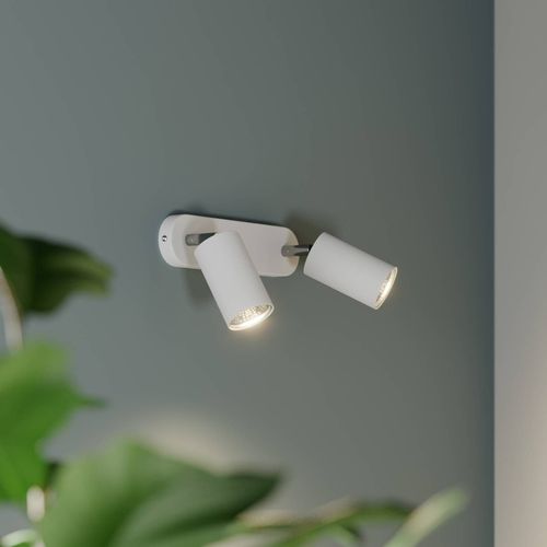 Spot Mural Eye Spot À 2 Lampes, Blanc