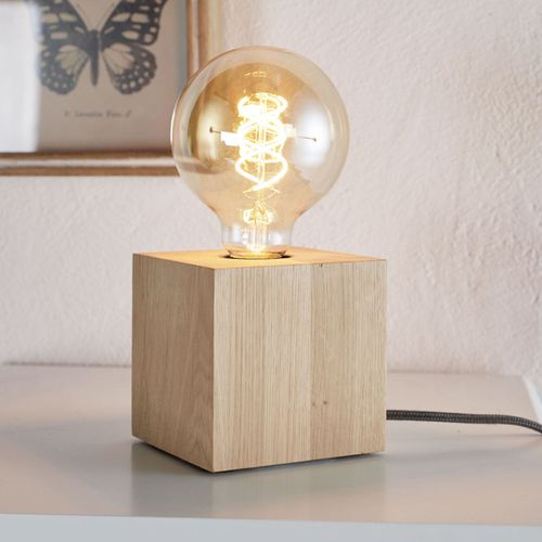 Lampe À Poser Cubique Trongo, Câble Anthracite