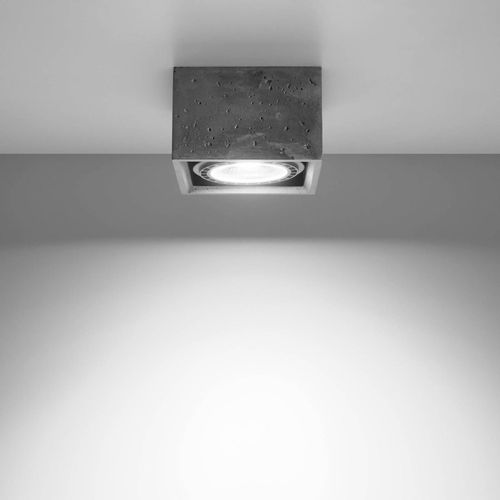 Spot En Saillie Solana Béton Angulaire, Une Lampe