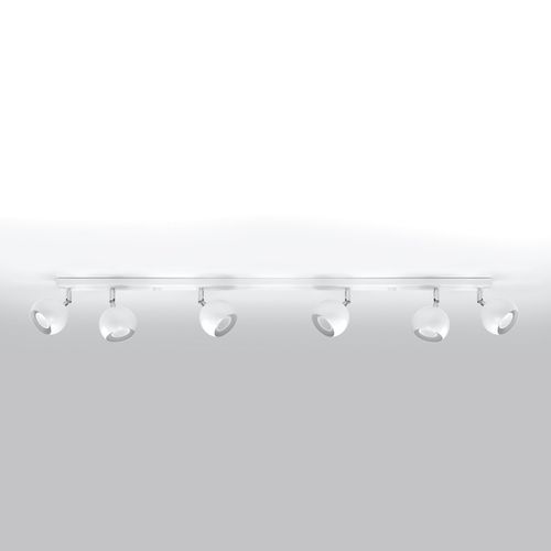 Spot Pour Plafond Flame, Blanc, À Six Lampes