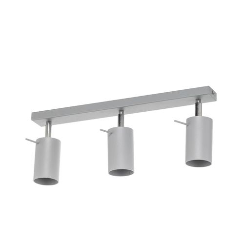 Spot Pour Plafond Round Gris, 3 Lampes Linéaire